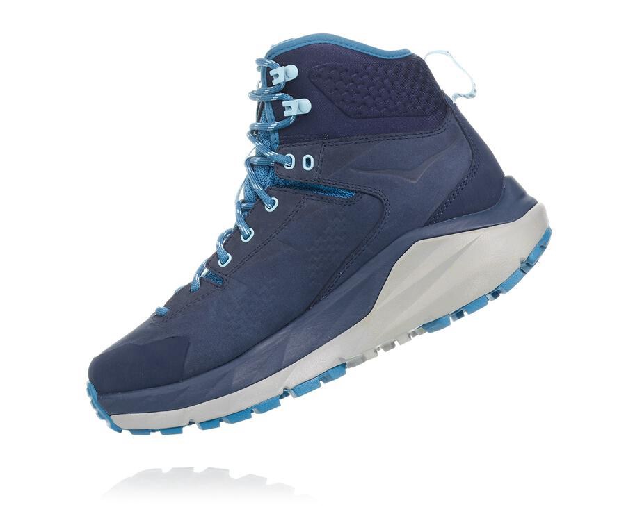 Hiking Boots Womens - Hoka One One Kaha GORE-TEX - Navy - QKCOHAE-48